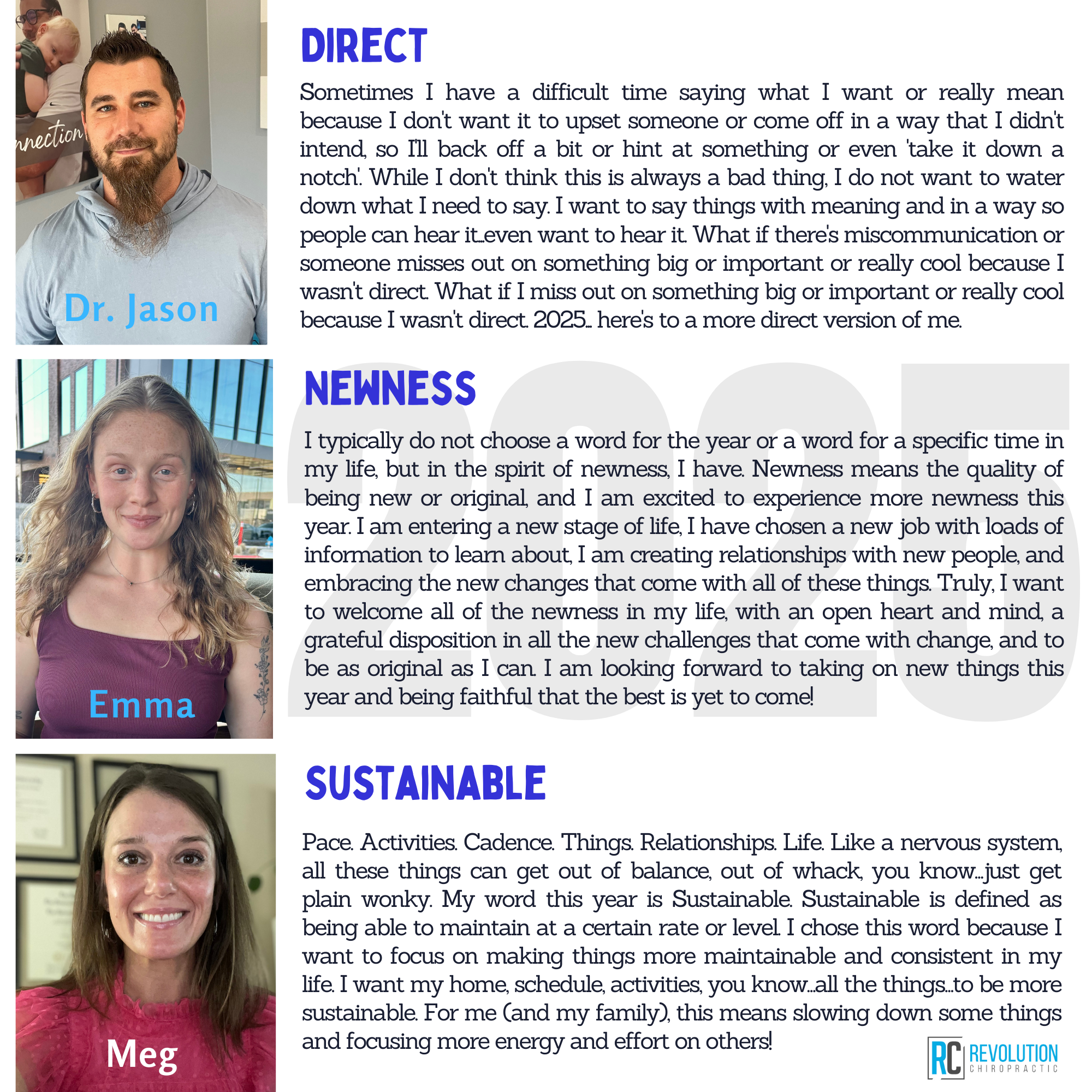 revolution chiropractor team in Dallas, Tx